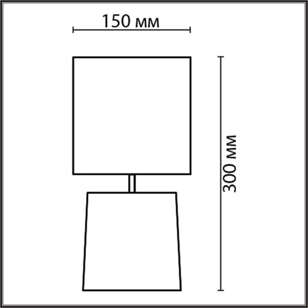 8158/1T MODERNI LN25 000 бежевый, керамика/текстиль Настольная лампа Е14 1*40W 220V TANITA — изображение 3