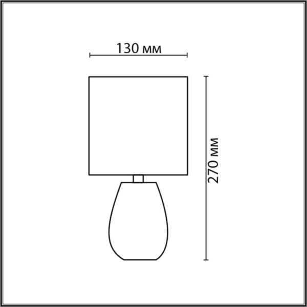 8161/1T COUNTY LN25 000 серый, керамика/текстиль Настольная лампа E14 1*40W 220V ASELA — изображение 3