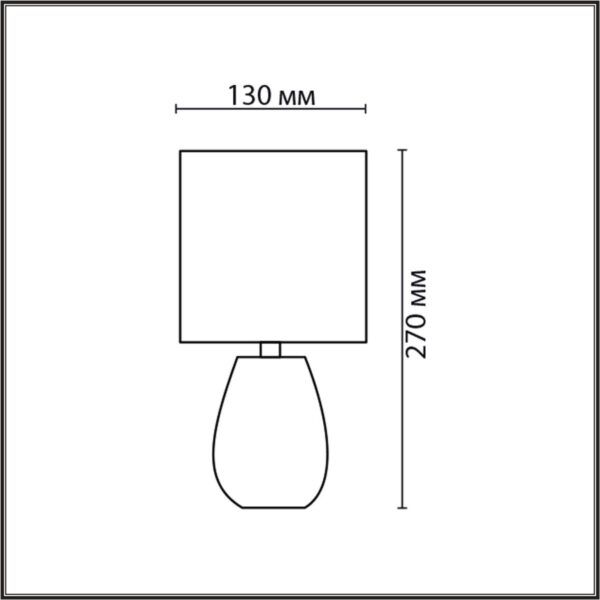 8159/1T COUNTY LN25 000 белый, керамика/текстиль Настольная лампа E14 1*40W 220V ASELA — изображение 3