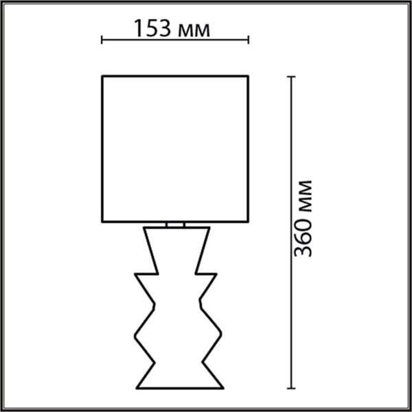 8133/1T MODERNI LN25 000 черный, керамика/текстиль Настольная лампа E27 1*60W 220V SEGI — изображение 3