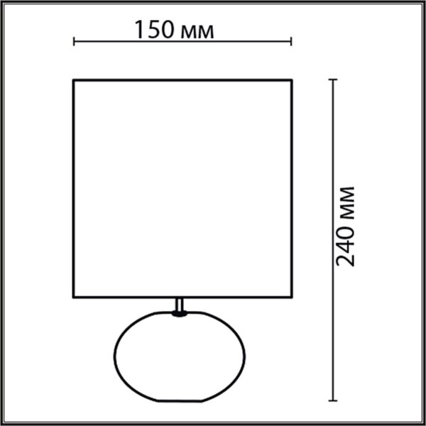 8135/1T MODERNI LN25 381 бежевый, керамика/текстиль Настольная лампа Е14 1*40W 220V RAMORA — изображение 3