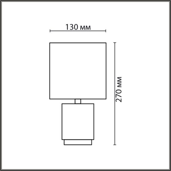 8178/1T COUNTY LN25 000 белый, керамика/текстиль Настольная лампа E14 1*40W 220V KAISA — изображение 3