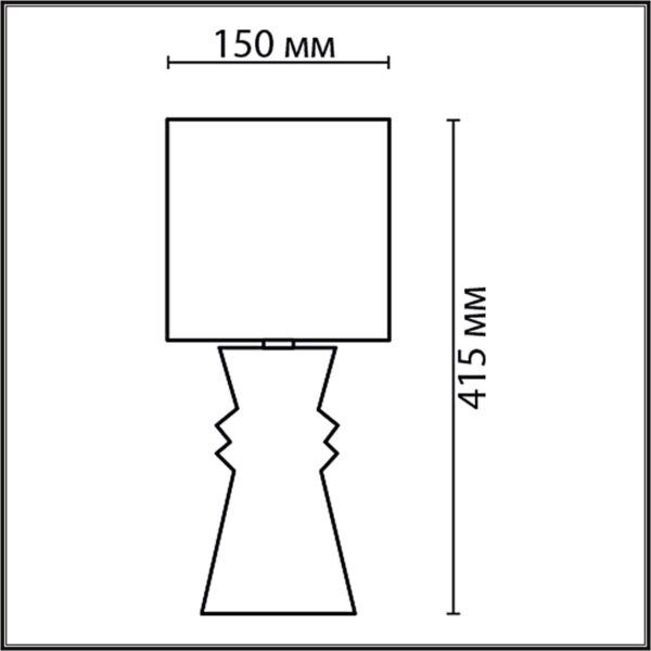 8131/1T MODERNI LN25 377 терракотовый, керамика/текстиль Настольная лампа E27 1*60W 220V SEGI — изображение 3