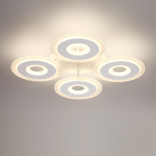 8016/70CL LEDIO LN25 белый/прозрачный металл/акрилл Потолочный светильник LED 70W 220V 3000-6000K VANDY — изображение 3