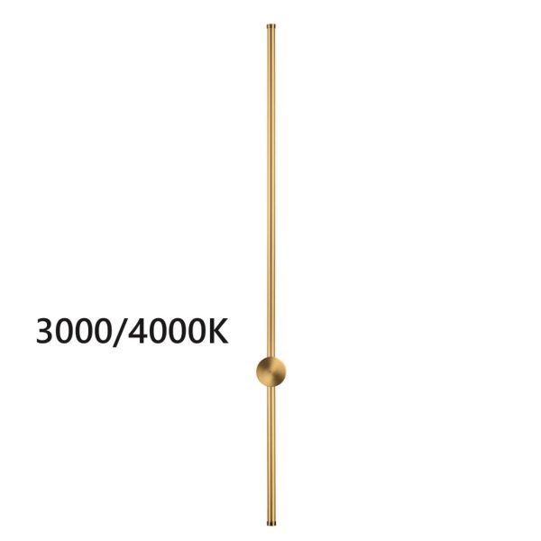 4335/18WGP HIGHTECH ODL23 299 золото Настенный светильник IP20 LED 18W 849Лм 3000K/4000K (перекл. ч/з тумблер на драйвере) FILLINI