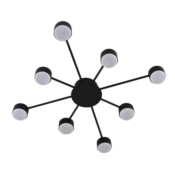 8344/8C COMFI черный, металл Люстра GX53 LED 8*7W 220V TORINA — изображение 5