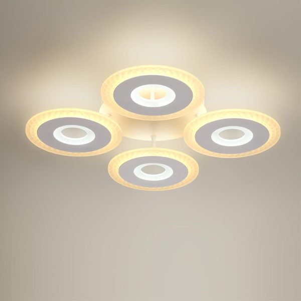 8016/70CL LEDIO LN25 белый/прозрачный металл/акрилл Потолочный светильник LED 70W 220V 3000-6000K VANDY — изображение 5