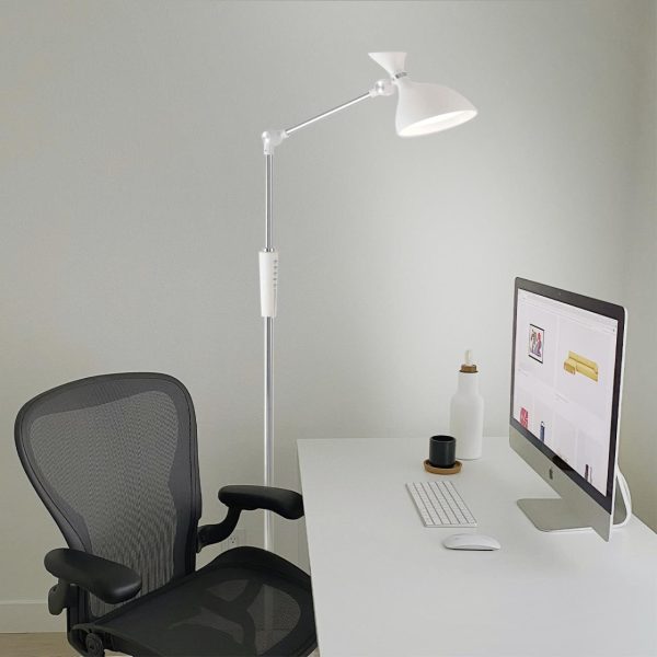8330/15FL LEDIO белый, металл/пластик Торшер LED 15W 3000/4000/6000K 220-240V ССТ/диммер HORSA — изображение 5