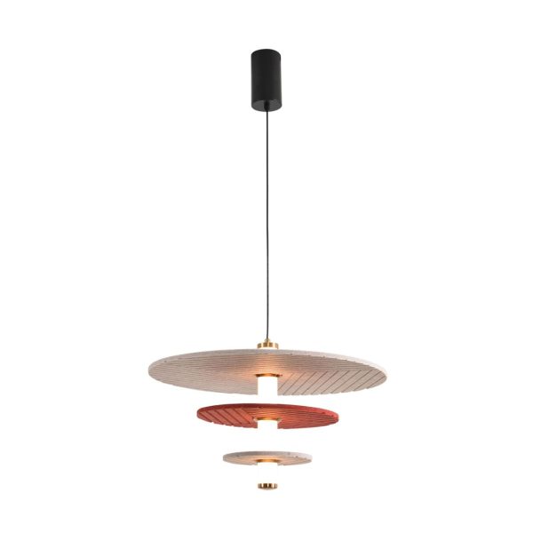 8296/11AL LEDIO черный/бежевый/бурый, металл/фетр/акрил Подвес LED 11W 3000K 220V FELTA — изображение 3