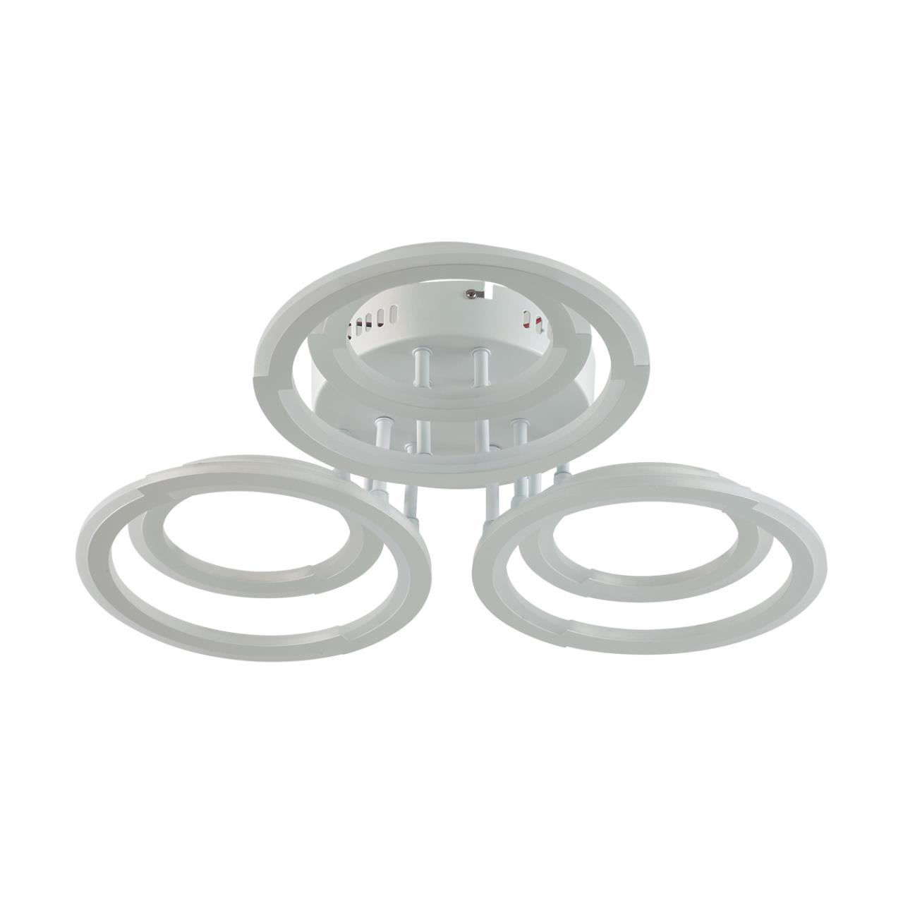 8028/80CL LEDIO LN25 247 белый/белый, металл/акрил Потолочный светильник с ПДУ LED 80W 3000-6000К 220V OSAKA — изображение 3