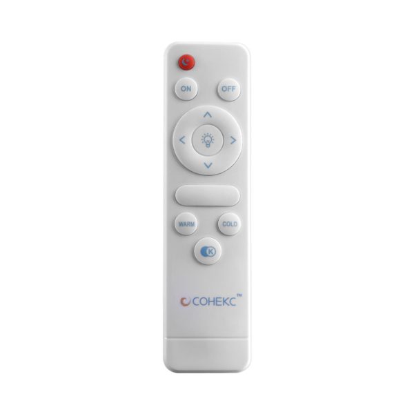 7671/DL COLOR SN Светильник пластик/белый/хром LED 48Вт 3000-6000К D435 IP43 пульт ДУ VAXIN — изображение 4
