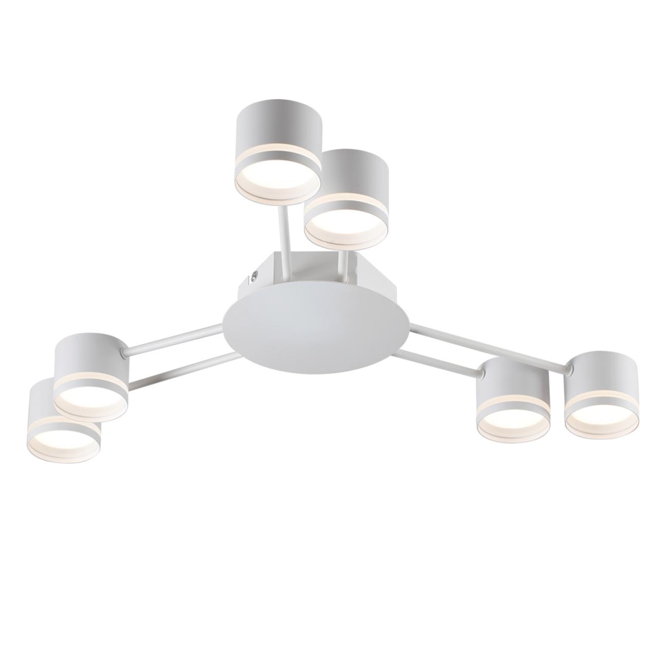 8235/6C COMFI LN25 200 белый, металл Люстра потолочная LED GX53 6*12W 220V GARETA — изображение 3