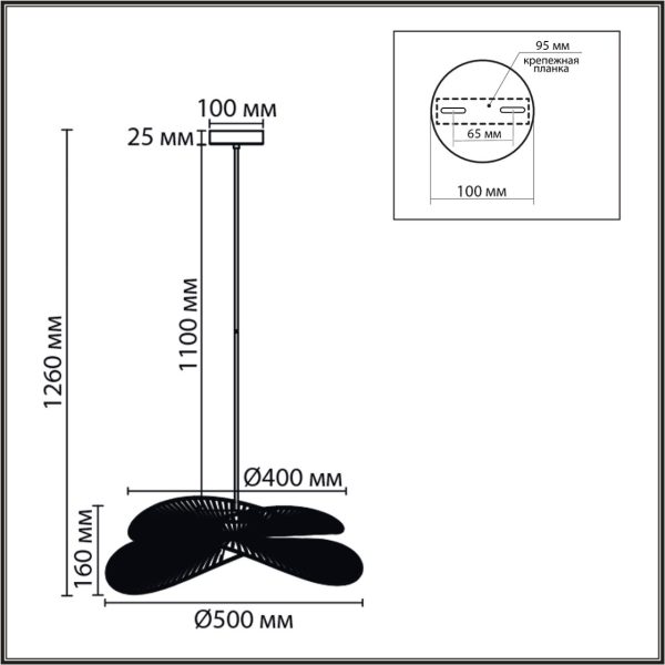 8381/1 ECO LN черный/бежевый, металл/джутовый шнур Подвес E27 40W 220V ROPE — изображение 4