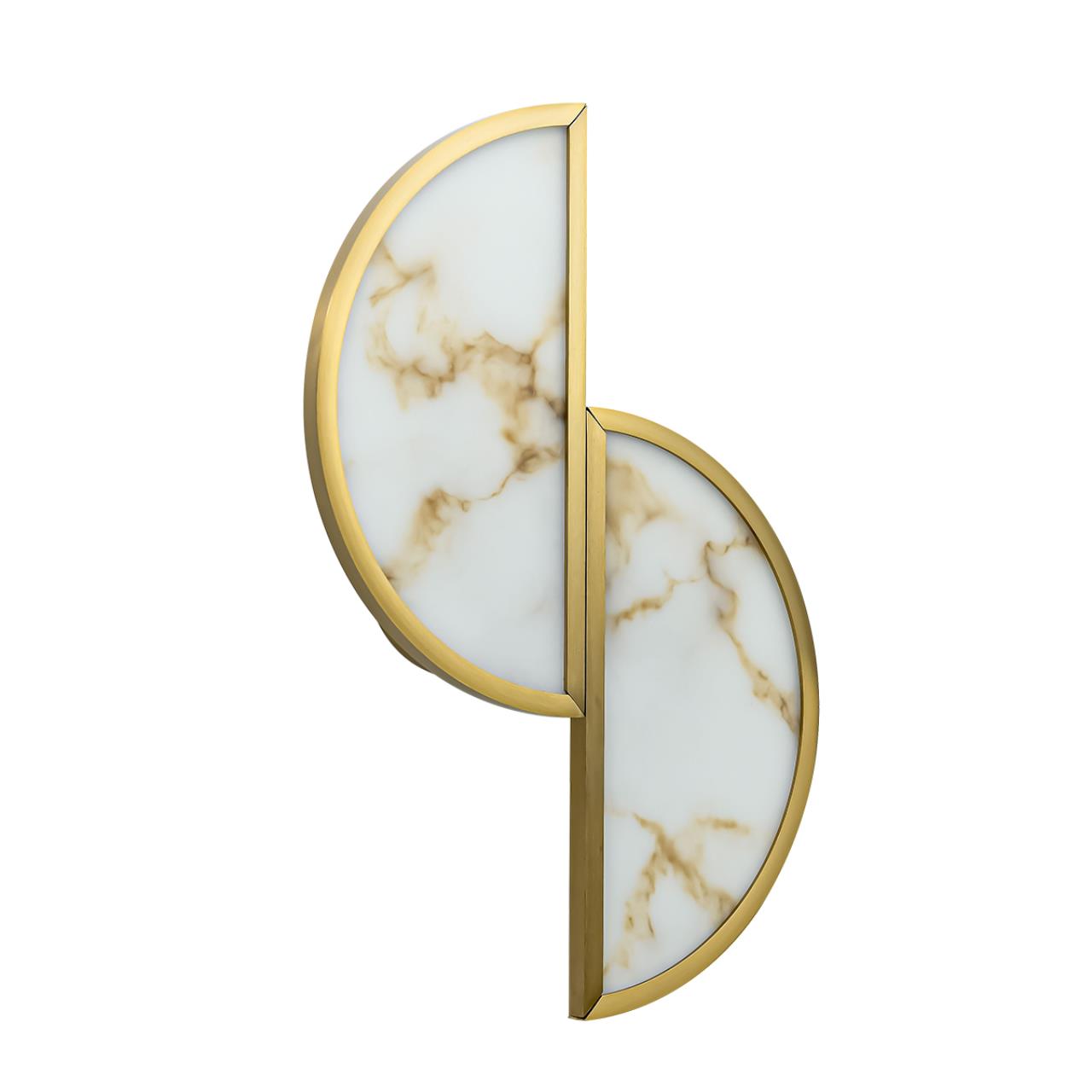 5447/2W L-VISION ODL25 Настенный светильник бронзовый/металл/акрил/искусственный алебастр IP20 2*G9 40W 220V TOSCANA