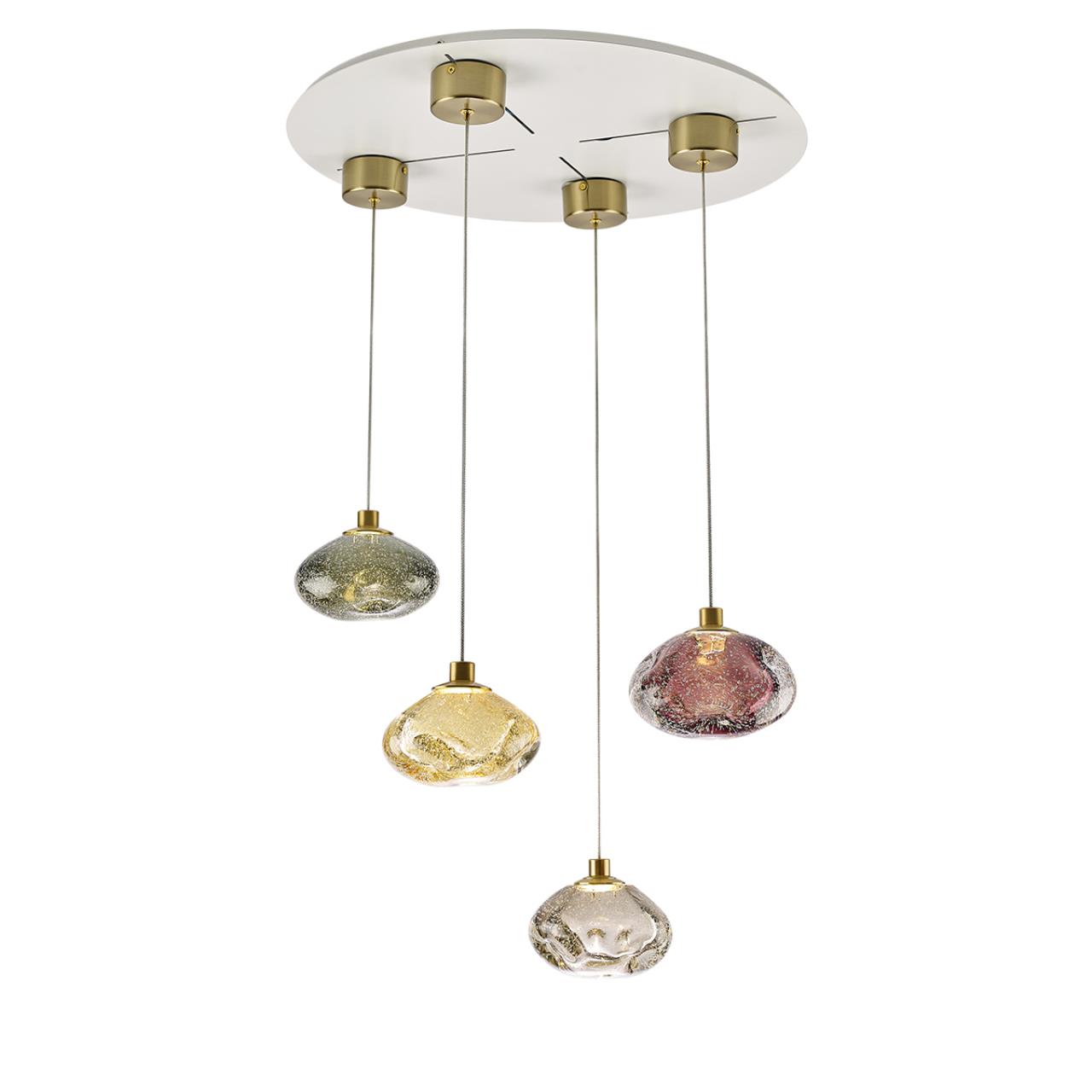 7045/4WL L-VISION ODL25 413 Настенный светильник зеленый/бронз/ металл/стекло IP20 LED 4W 3000K 220V MELA — изображение 5