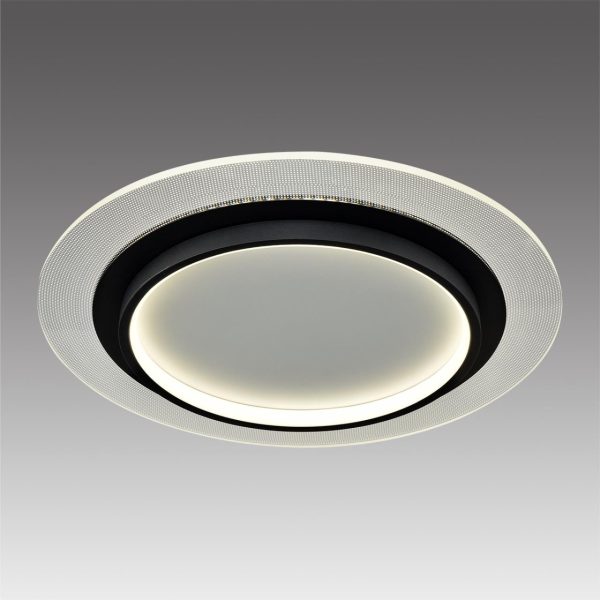7732/80L MITRA LED SN 078 Светильник металл/акрил/белый/прозрачный/черный LED 80Вт 3000-6000К D480 IP20 пульт ДУ SUNNY — изображение 6