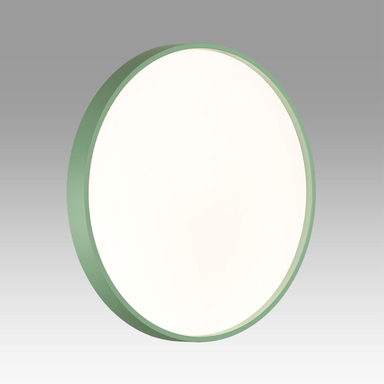 7743/DL COLOR SN 127 Светильник светодиодный потолочный пластик/белый/зеленый LED 48Вт 3000-6000К D380 IP43 пульт ДУ MAVIC — изображение 6
