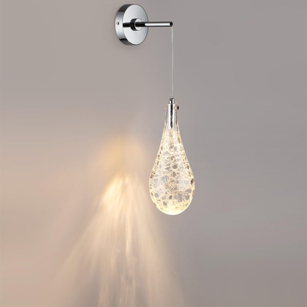 7148/5WL L-VISION ODL26 Настенный светильник  хром/стекло/металл IP20 LED 4W 300Лм 3000K 180° 220V BRAID — изображение 6