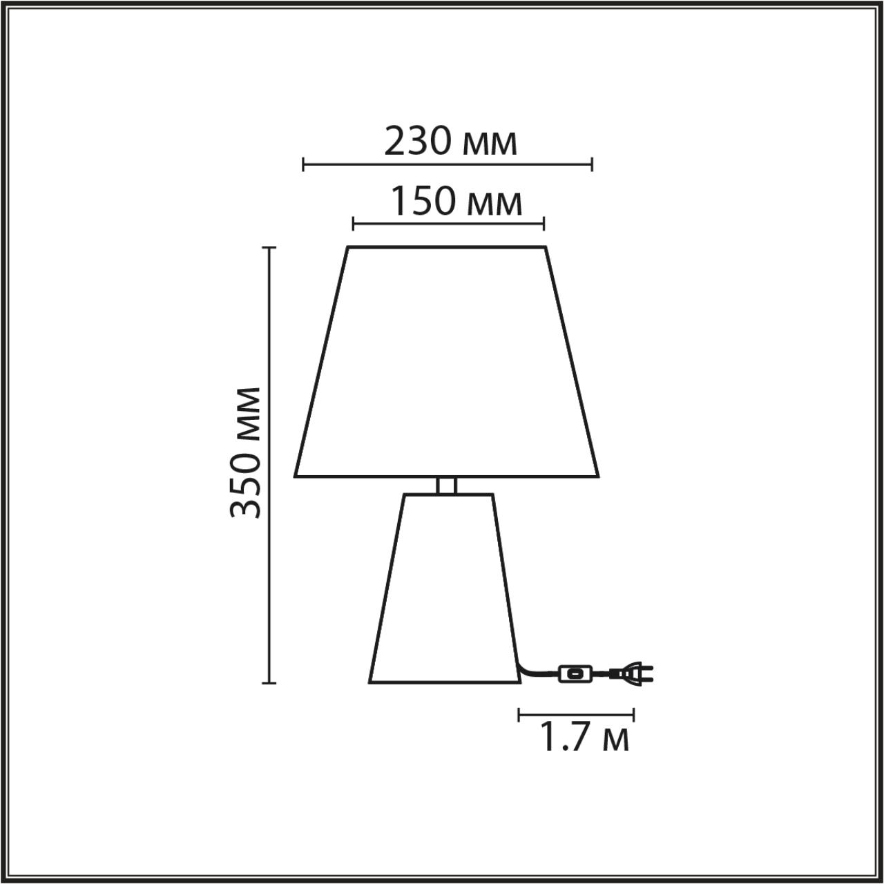 8142/1T MODERNI LN25 000 бежевый/коричневый, керамика/текстиль Настольная лампа Е27 1*60W 220V TERAZIO — изображение 4