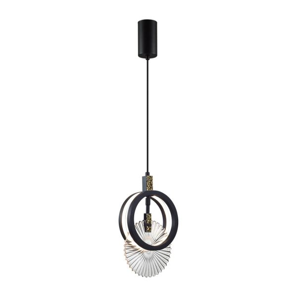 5421/17L HIGHTECH ODL_EX25 105 черный/золото/металл/стекло Подвес LED 17W 3000K 986Лм MERCURY — изображение 3