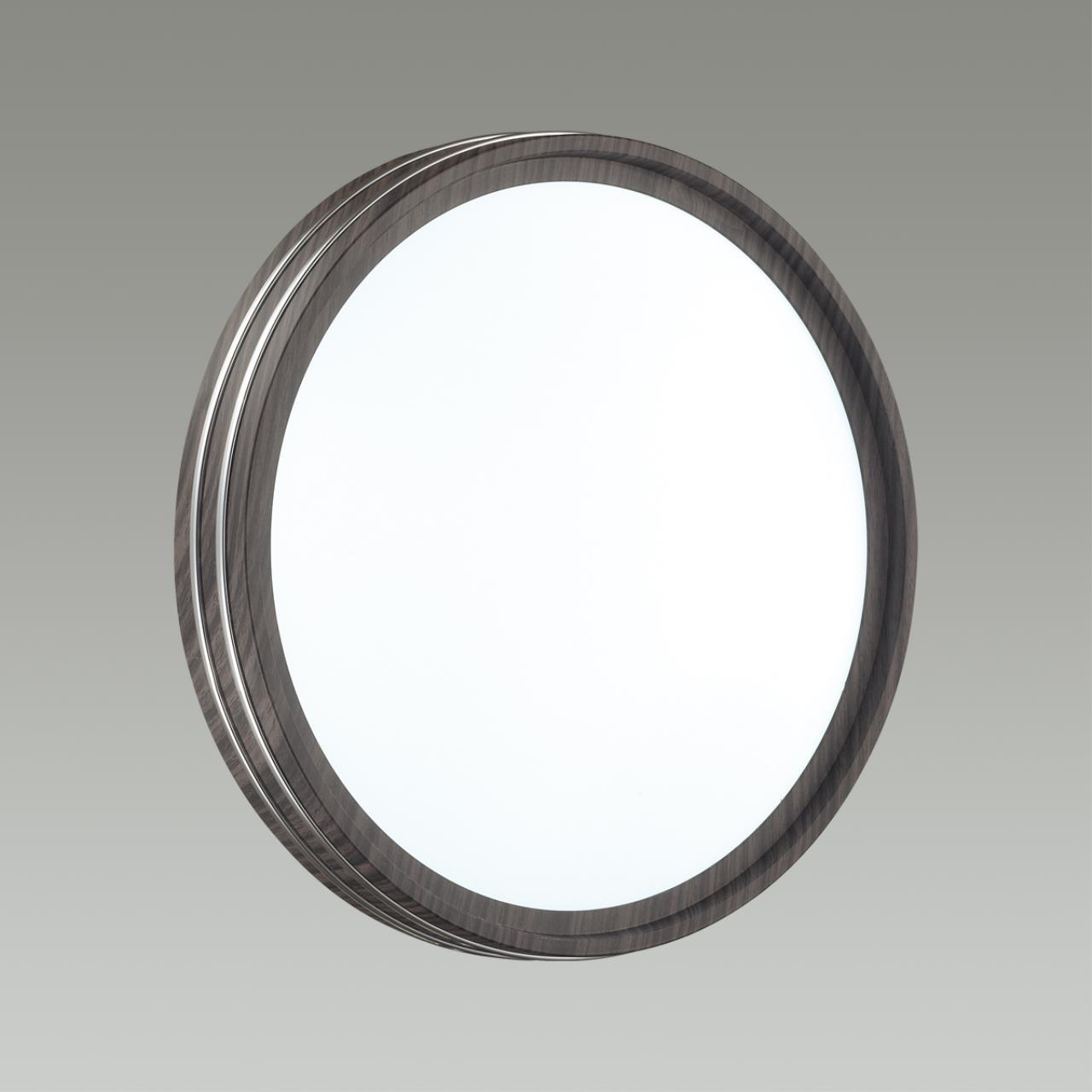 7604/EL PALE SN 176 Светильник пластик/белый/венге/хром LED 72Вт 3000-6300K D500 IP43 пульт ДУ TROSTO — изображение 7