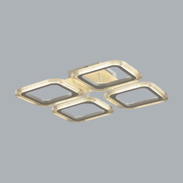 8026/42CL LEDIO LN24 белый/белый, металл/акрил Потолочный светильник с ПДУ LED 42W 3000-6000К 220V KVADRO — изображение 6