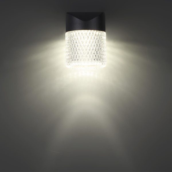 359293 STREET NT24 000 черный Светильник ландшафтный настенный IP65 LED 7W 4000K 175-265V ESTIMA — изображение 4