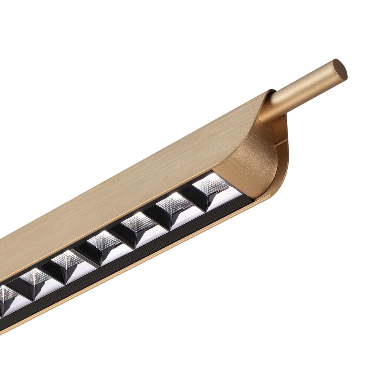 7018/40LA HIGHTECH ODL25 283 Подвесной светильник c сенсорн. вкл. цв. тем-ры 2700-4000-5500K металл/акрил под латунь брашинг IP20 40W CRI 90 220V PUNTO — изображение 3