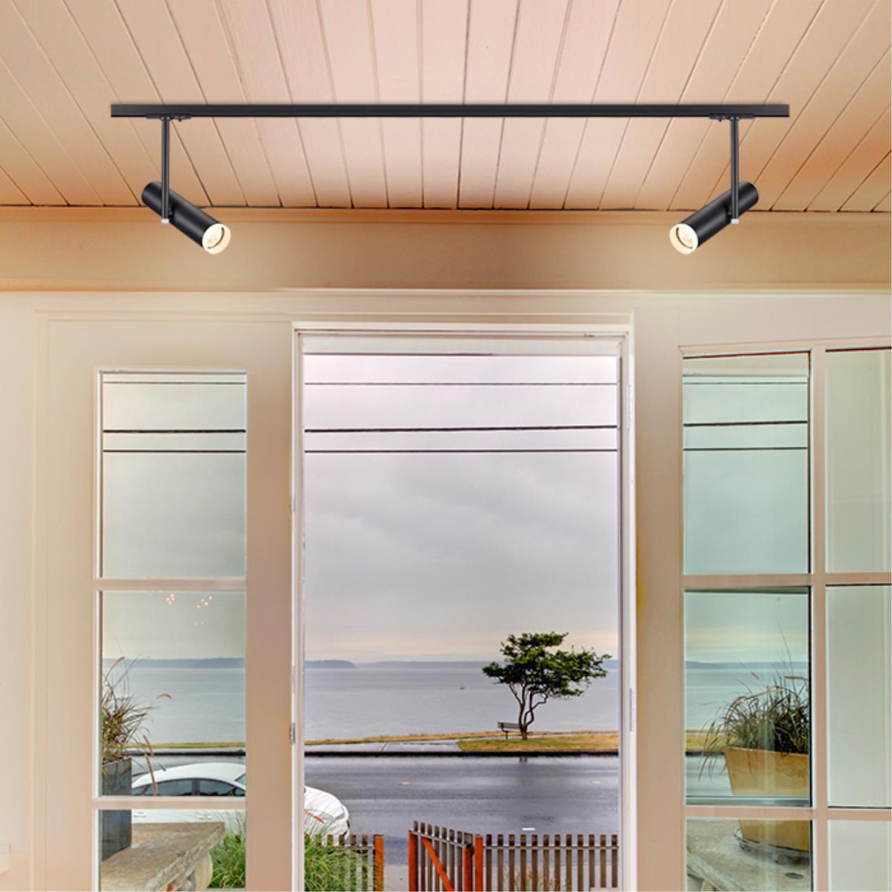 370575 PORT NT19 241 черный Светильник трековый однофазный трехжильный IP20 GU10 50W 220V BATRA — изображение 3