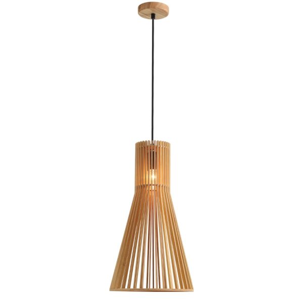 8384/1A ECO LN бежевый дерево Подвес E27 60W 220V GERDA — изображение 3