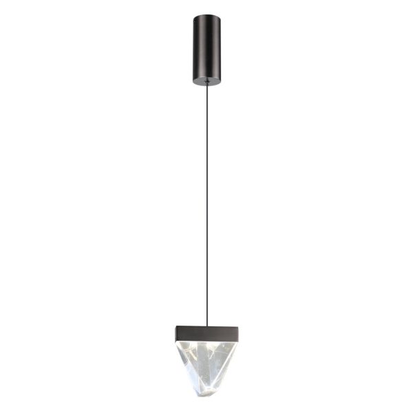 6677/5L L-VISION ODL24 335 Подвесной светильник брашир черн/металл/хрусталь IP20 LED 5W 320Лм 3500K RAY