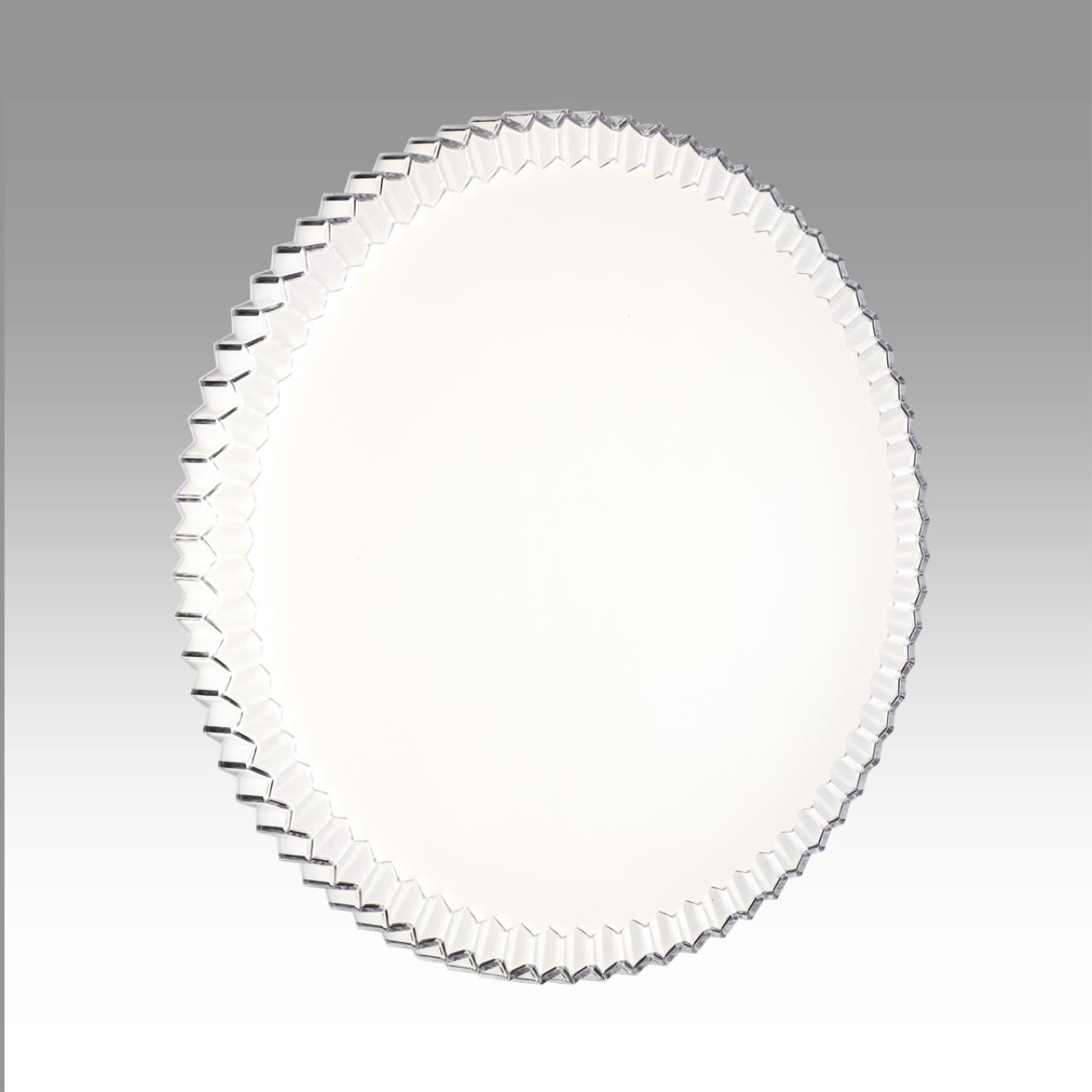 7673/ELN PALE SN 198 Светильник пластик/белый/прозрачный LED 76Вт 3000/4000/6000К D490 IP43 CCT ATIKO — изображение 5