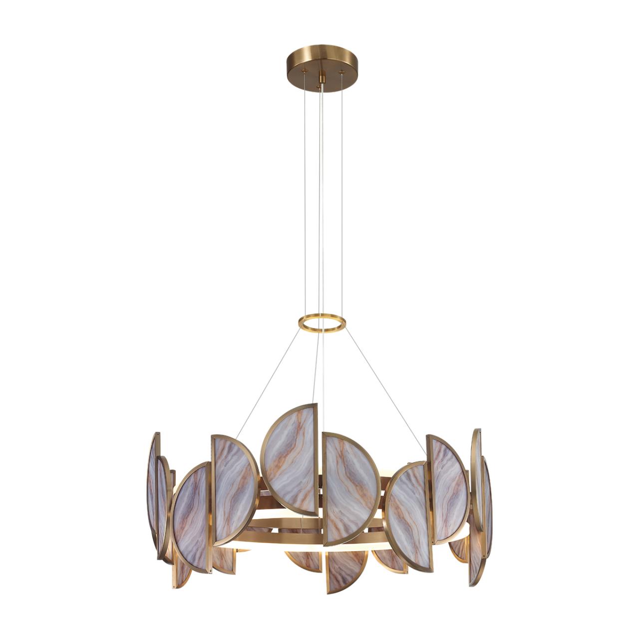 5448/40L L-VISION ODL_EX25 119 Люстра бронзовый/металл/акрил/искусственный мрамор IP20 LED 40W 3000K 220V TOSCANA — изображение 4