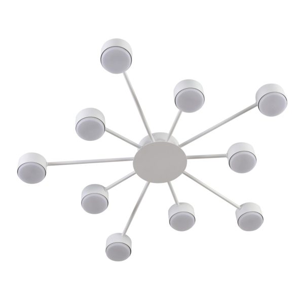 8343/10C COMFI белый, металл Люстра GX53 LED 10*7W 220V TORINA — изображение 5