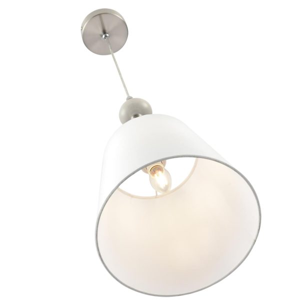8283/1A CLASSI никель/белый, металл/керамика/текстиль Подвес Е14 1*40W 220V KENTUKI — изображение 7