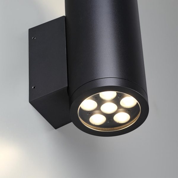 7142/24WL NATURE ODL25 Настенный светильник черный/металл IP65 LED 24W 1252Лм 60° 3000K 85-265V LONG — изображение 3