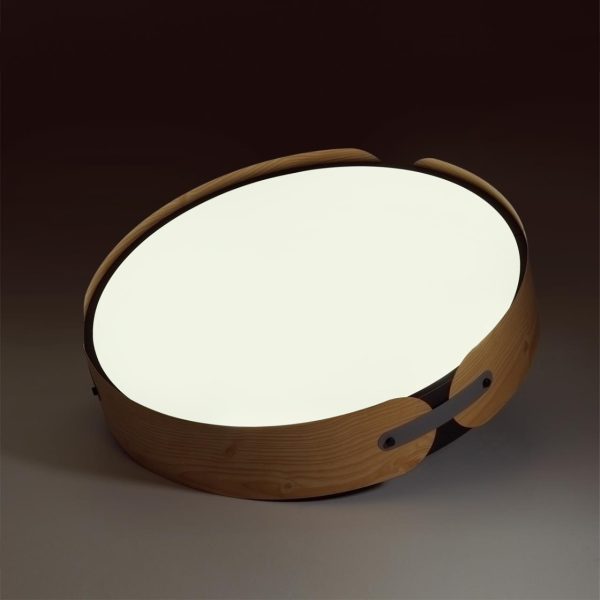 7721/65L AVRA LED SN 058 Светильник металл/пластик/белый/черный/дерево LED 65Вт 3000-6000K D450 IP20 пульт ДУ CORAGGIO — изображение 5
