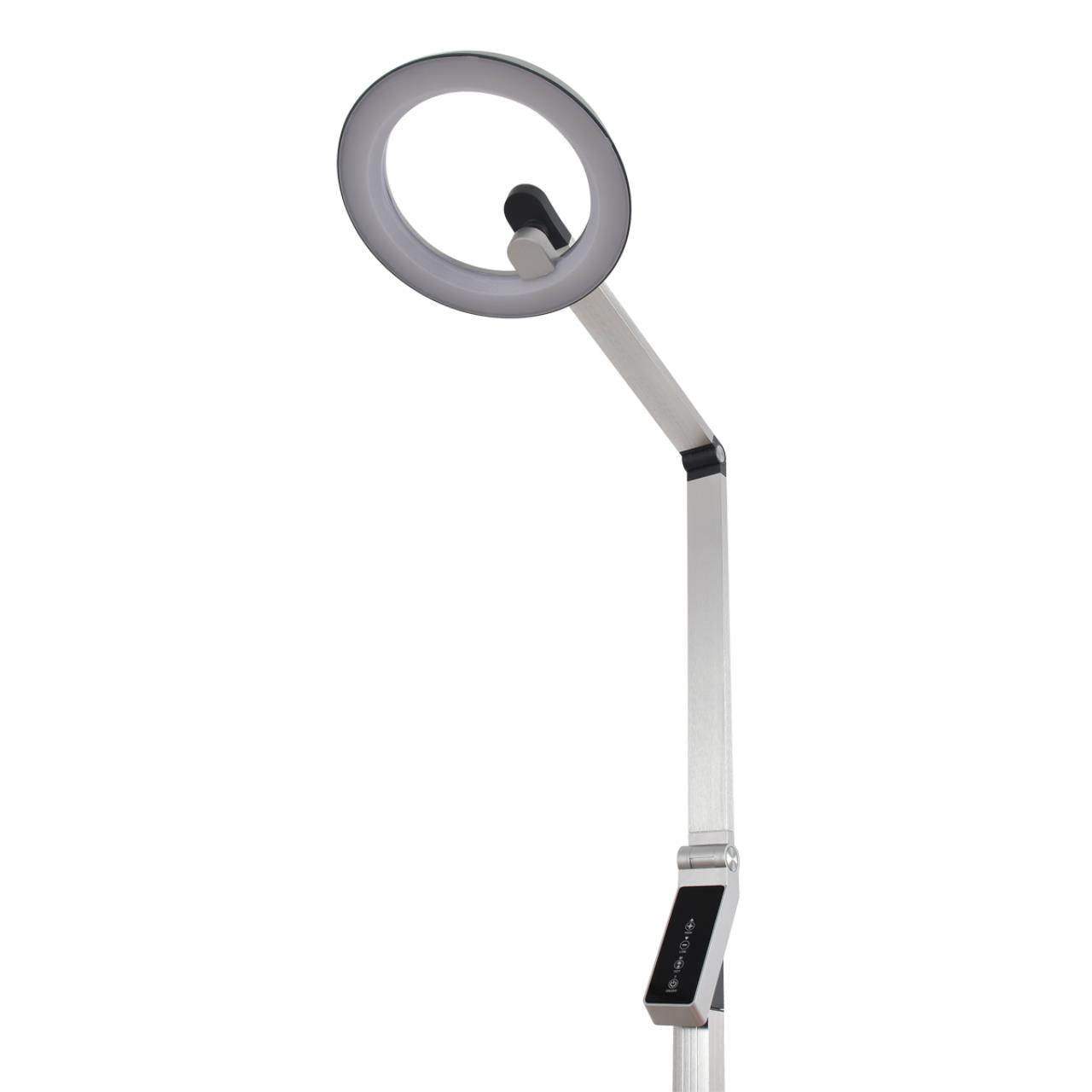 8333/15FL LEDIO серебро, металл/пластик Торшер LED 15W 3000/4000/6000K CCT/диммер/LCD 220-240V GENRI — изображение 5