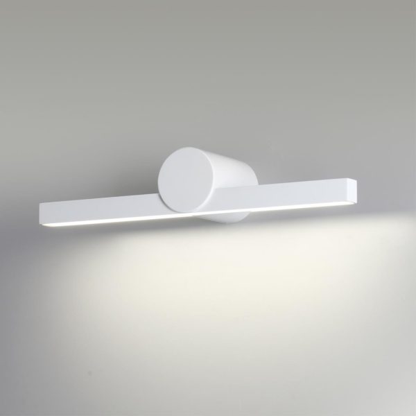 6624/8WL HIGHTECH ODL24 601 белый/металл/акрил Настенный светильник IP54 LED 8W 4000K 220V ABRI — изображение 5