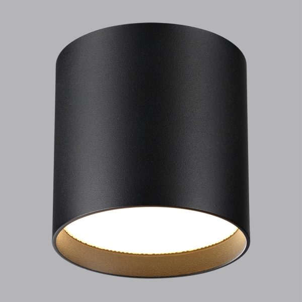 7129/8CL HIGHTECH ODL26 Потолочный светильник черный/металл IP20 LED 8W 480Лм 3000K/4000K/6000K 120° 220-240V OBEN — изображение 5
