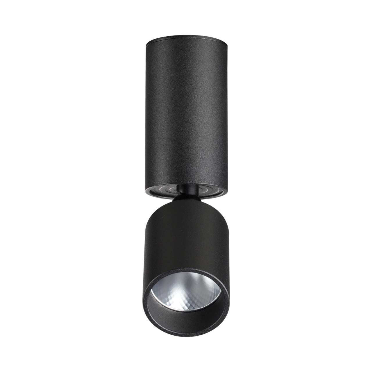 359315 OVER NT24 370 черный Светильник накладной светодиодный IP20 LED 5W 85-265V 3000K 600Лм TUBO — изображение 3