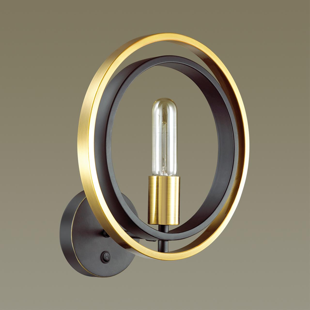 4401/1W LOFTI LN19 224 золотой, черный Бра E27 1*60W 220V MAEVE — изображение 4