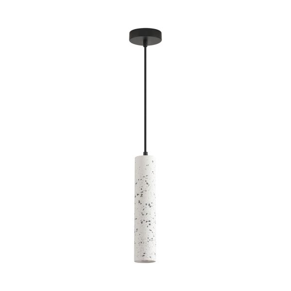 8356/1A SUSPENTIONI черный/белый, металл/цемент Подвес GU10 LED 5W 220V SHAMAREL