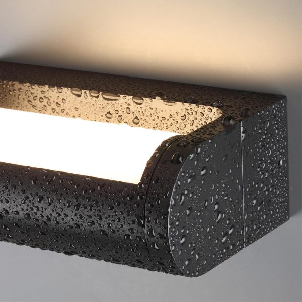 7117/12WL NATURE ODL25 Настенный светильник  черный/металл IP65 LED 12W 453Лм 3000K 140° 220-240V TWINSET — изображение 3