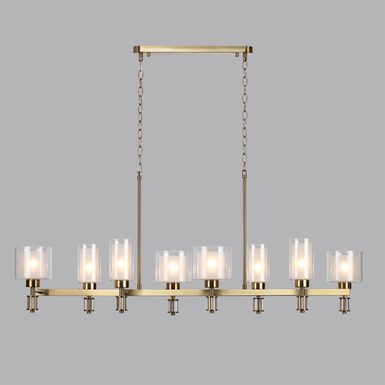 5088/8A CLASSIC ODL25 655 античная бронза/стекло Люстра E14 8*40W SAGA — изображение 5