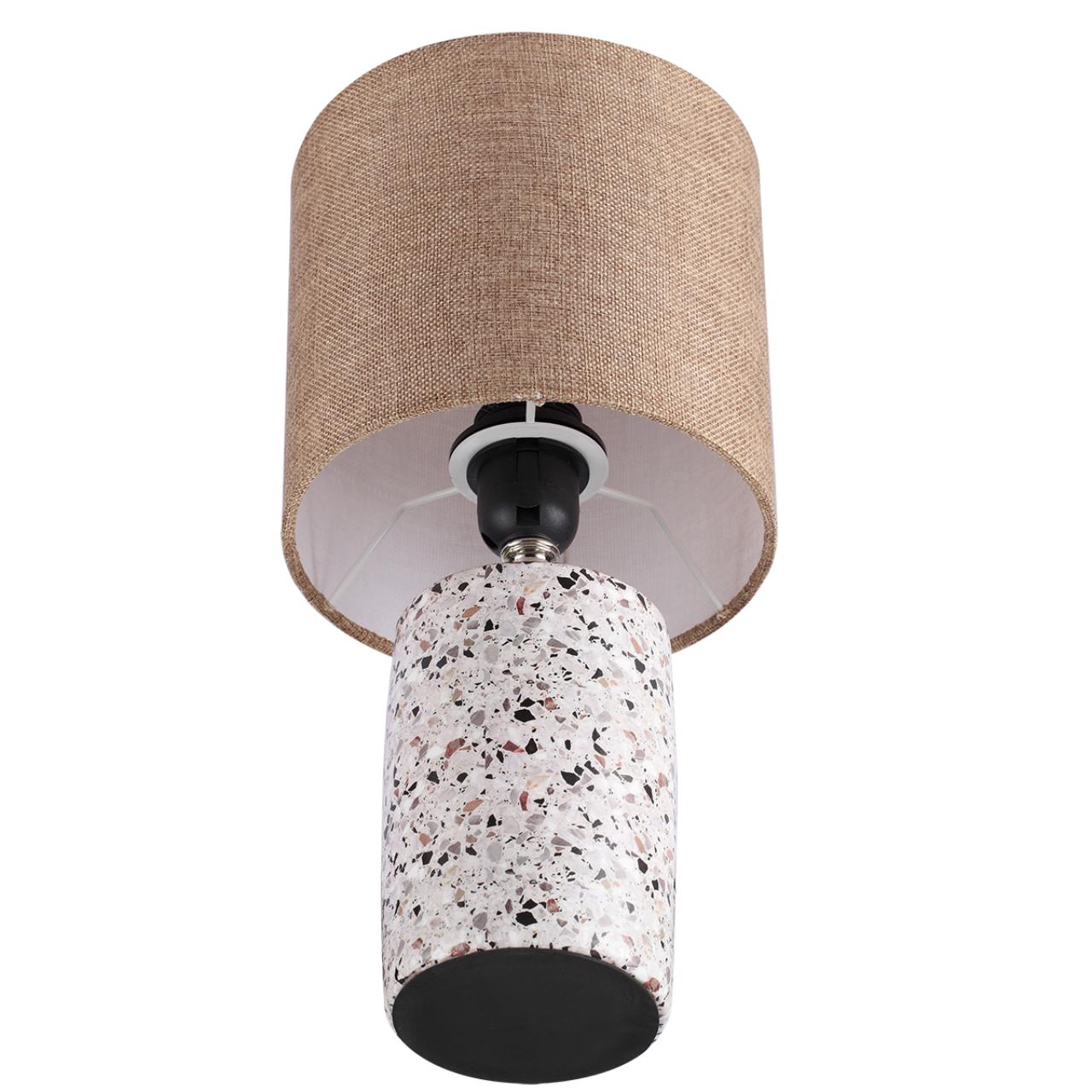8141/1T MODERNI LN25 000 бежевый/коричневый, керамика/текстиль Настольная лампа Е27 1*60W 220V TERAZIO — изображение 4