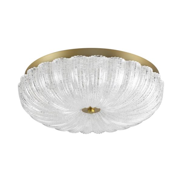 7719/48L PIKO LED SN 027 Светильник металл/стекло/прозрачный/золотой LED 48Вт 3000-6500K D400 IP20 пульт ДУ TESORO — изображение 3