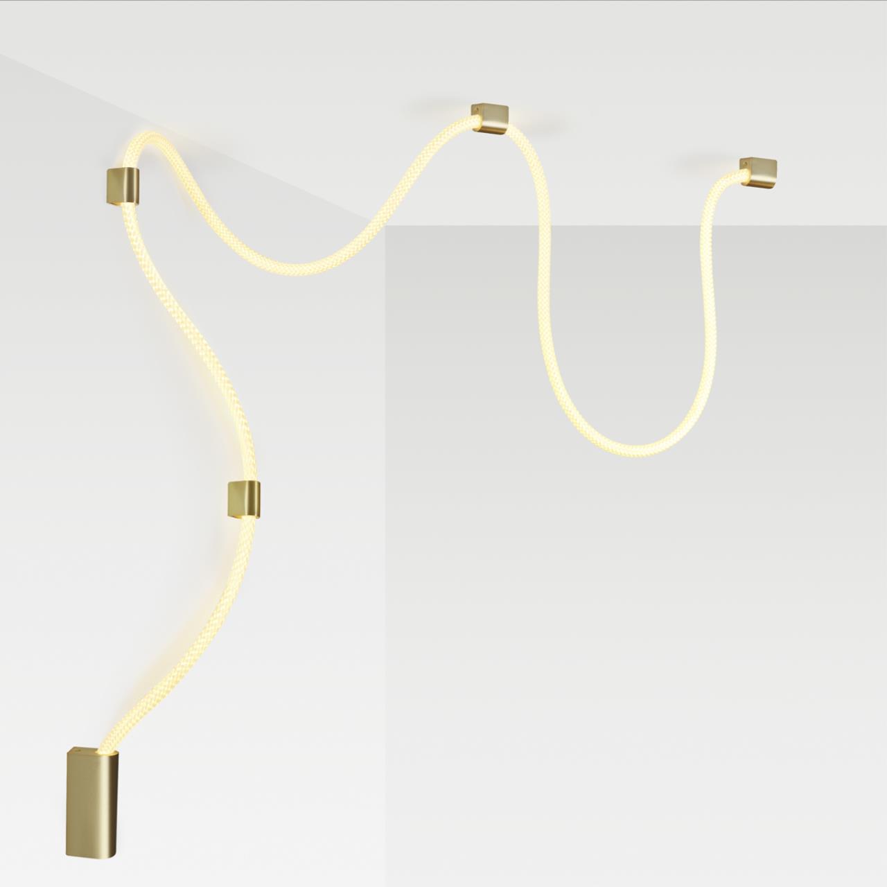 4397/30CL HIGHTECH ODL23 261 ант.бронза/металл/канат Настенно-потолочный св-к накладной (3 крепления в комплекте) IP20 LED 30W 1185Лм 3000K CORDA — изображение 3