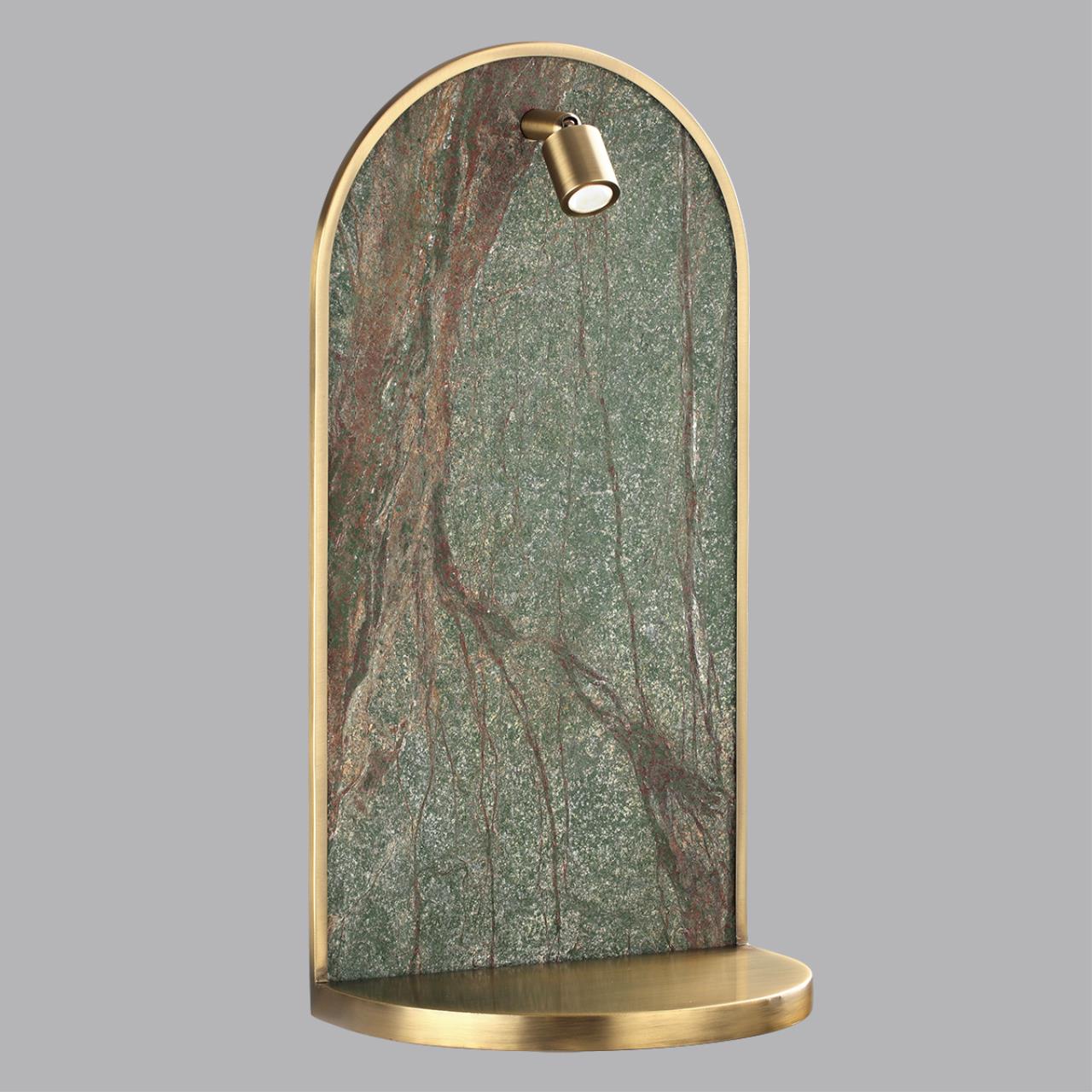 7175/3WL HIGHTECH ODL26 Настенный светильник темно-зеленый/бронза/мрамор/металл IP20 LED 3W 250Лм 3000K 220-240V GIARDINO — изображение 5
