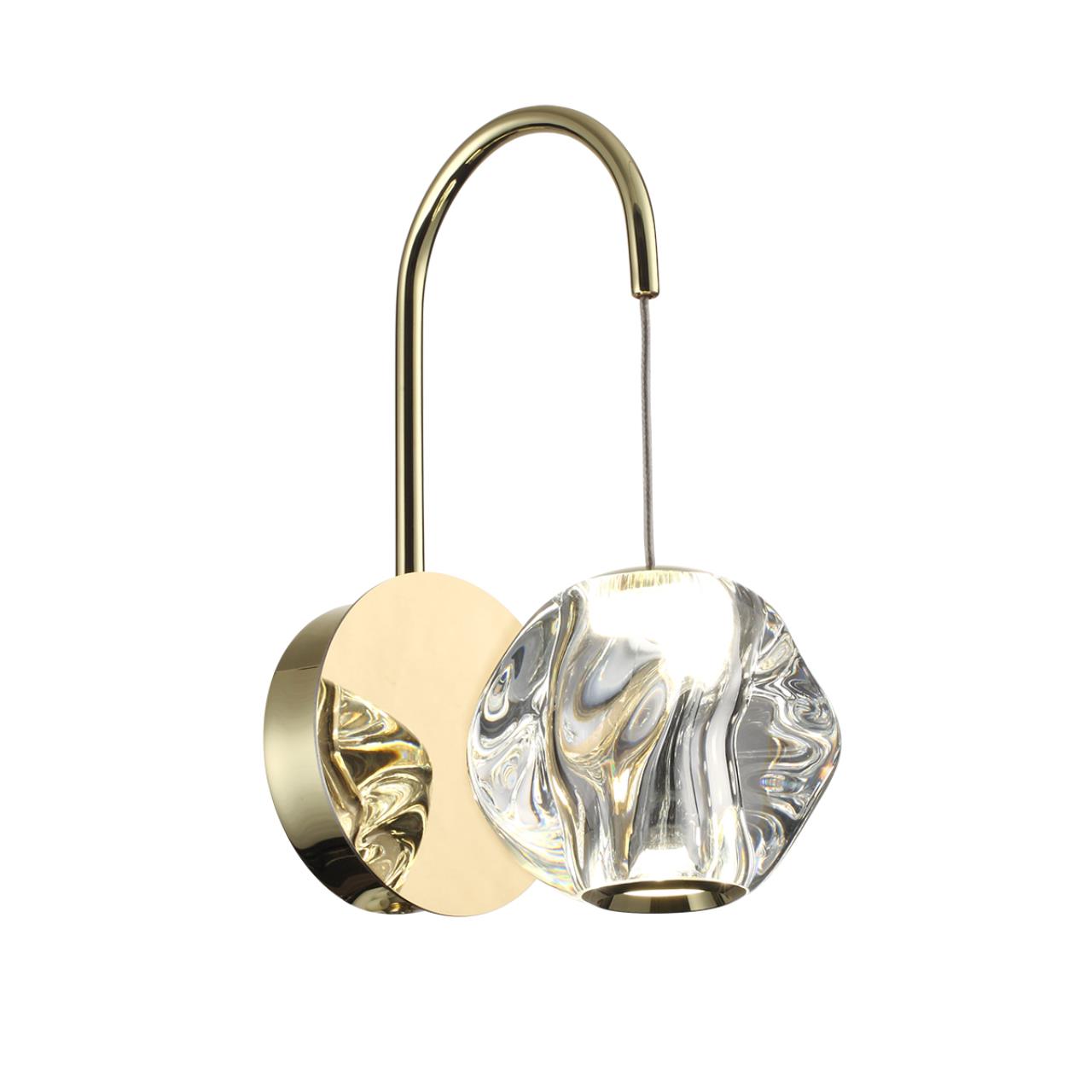 5085/5WL L-VISION ODL25 555 золото/прозрачный/металл/акрил Бра LED 5W 4000K 240Лм JEMSTONE — изображение 3